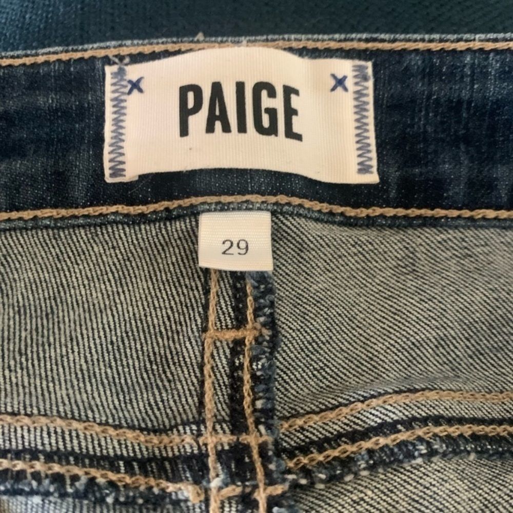 Paige Kylie Crop Evelyn Destructed Jeans - Picture 10 of 12